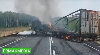 Смертельное ДТП с участием большегрузов