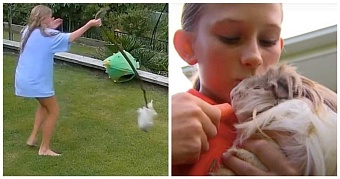 Храбрая девочка спасла свою морскую свинку, вступив в схватку со змеёй