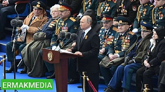 Участники парада Победы в Москве