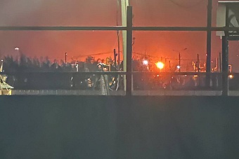 Мощный взрыв произошел на Афипском нефтезаводе в Краснодарском крае