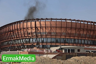 В Екатеринбурге снова горит ледовая арена 