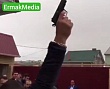 Традиционная стрельба на свадьбе напугала прохожих 