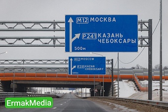 Огромные пробки на заправках на трассе М-12