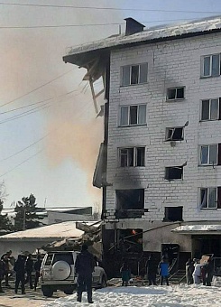В пятиэтажке на Сахалине произошел взрыв газа   