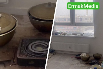 В несданных застройщиком квартирах живут строители 