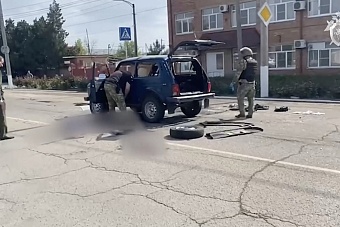 Сам себя подорвал из-за проверки машины