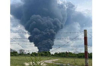 В Воронеже на нефтебазе произошел взрыв 